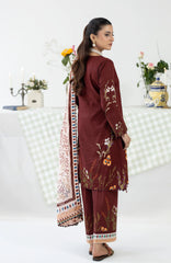 Alzohaib 3 PC Unstitched Digital Printed Lawn Suit - CC-2-26-03