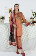 Alzohaib 3 PC Unstitched Digital Printed Lawn Suit - CC-2-26-05
