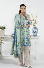 Alzohaib 3 PC Unstitched Digital Printed Lawn Suit - CC-2-26-08