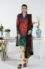 Alzohaib 3 PC Unstitched Digital Printed Lawn Suit - CC-2-26-09