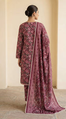 MDL Digital Printed 3 Piece Lawn Suit - AL-0003-26