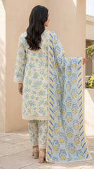 MDL Digital Printed 3 Piece Lawn Suit - AL-0002-26