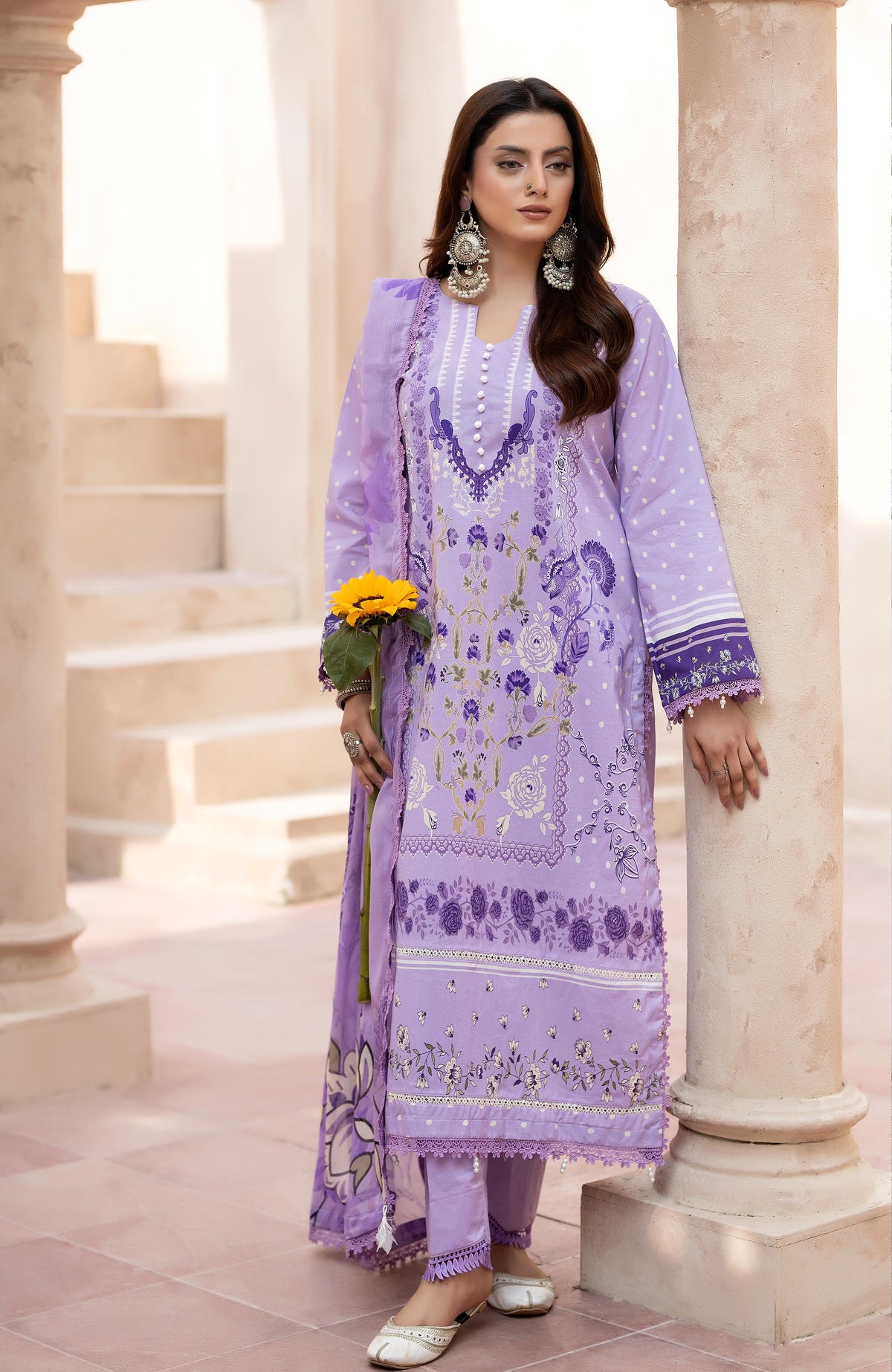 AL-Zohaib Digital Printed 3 Piece Lawn Suit - CDP-2-26-01