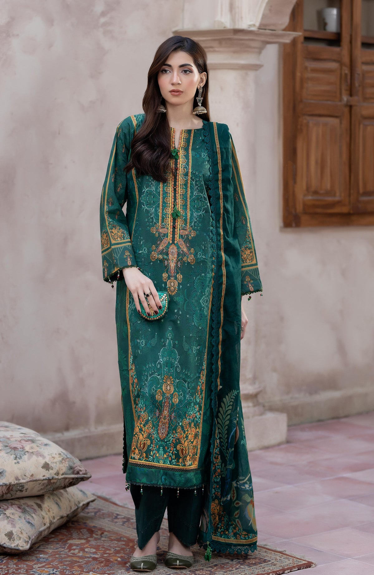 AL-Zohaib Digital Printed 3 Piece Lawn Suit - CDP-2-26-08